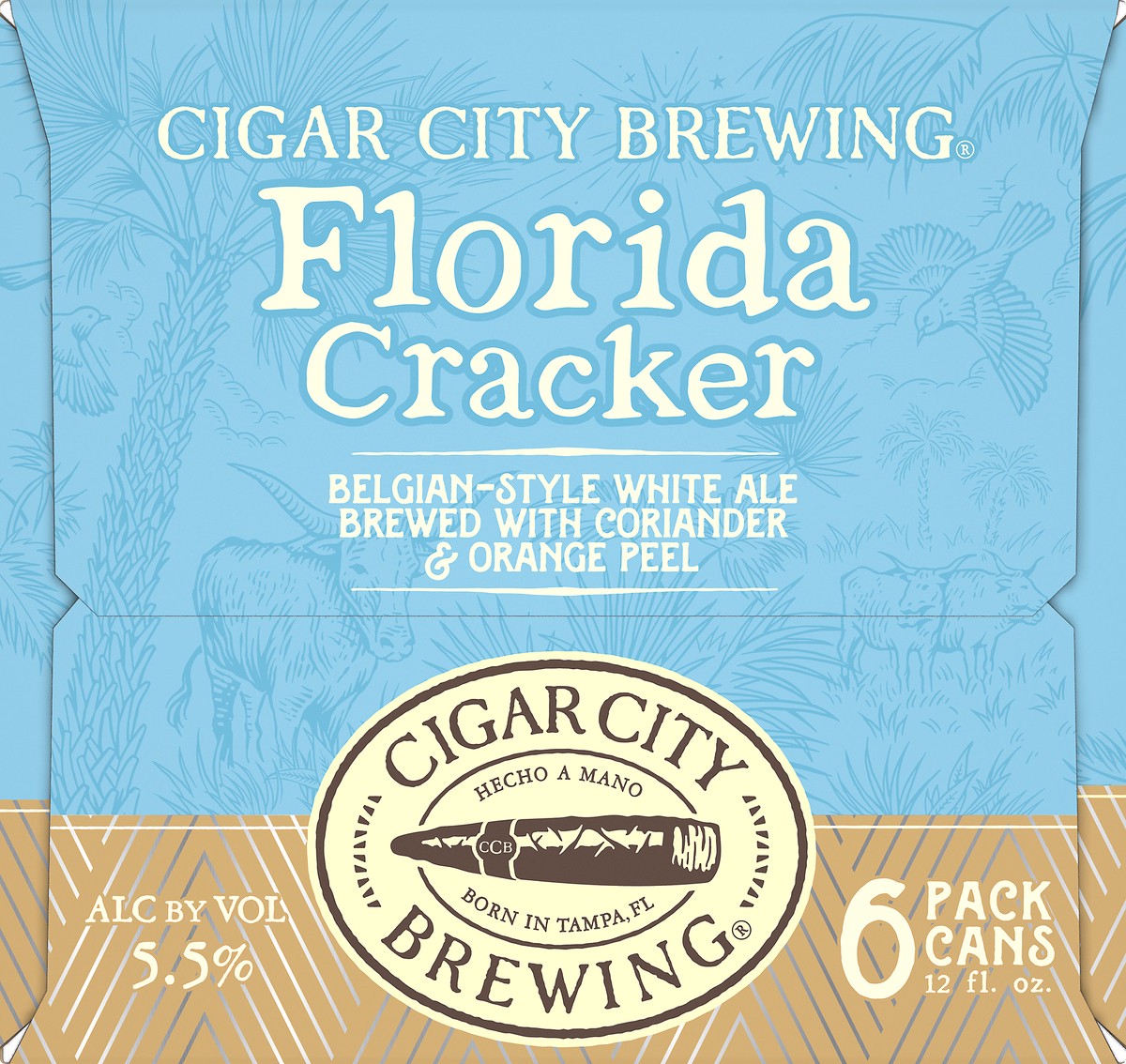 slide 7 of 7, Cigar City Frost Proof Belgian Style White Ale 6 Pack 12 oz can, 12 oz