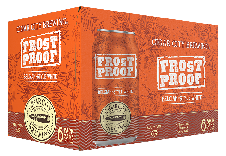 slide 1 of 7, Cigar City Frost Proof Belgian Style White Ale 6 Pack 12 oz can, 12 oz