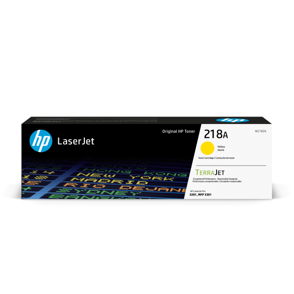 slide 1 of 2, Hp 218A High Yield Yellow Original Laserjet Toner Cartridge, 1 ct