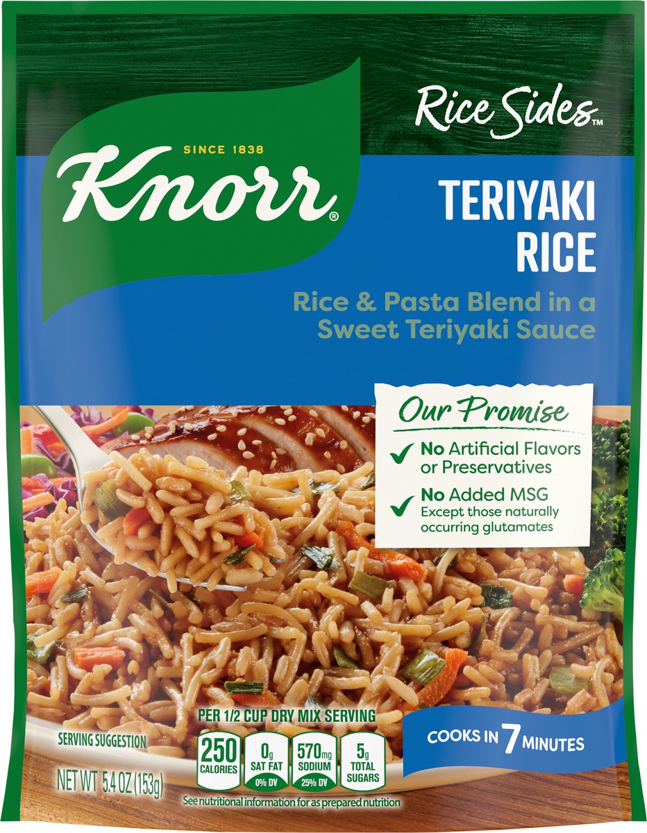 slide 2 of 3, Knorr Rice Sides Teriyaki, 5.4 oz, 5.4 oz