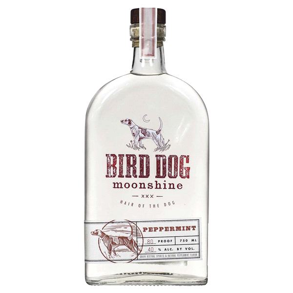 slide 1 of 1, Bird Dog Moonshine Hair Of The Dog Peppermint, 750 ml