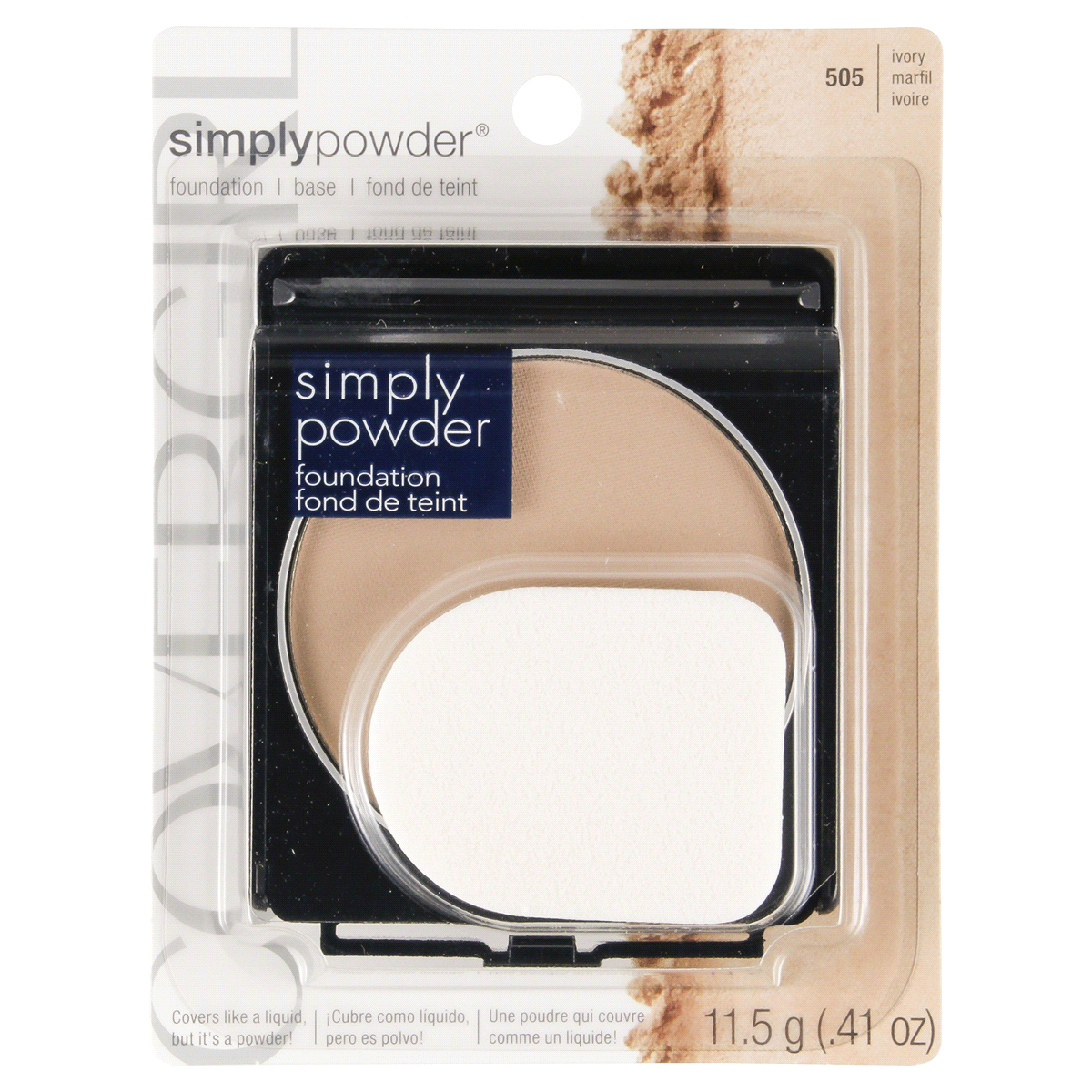 slide 1 of 2, Covergirl Simply Powder Compact 505 Ivory, 41 oz