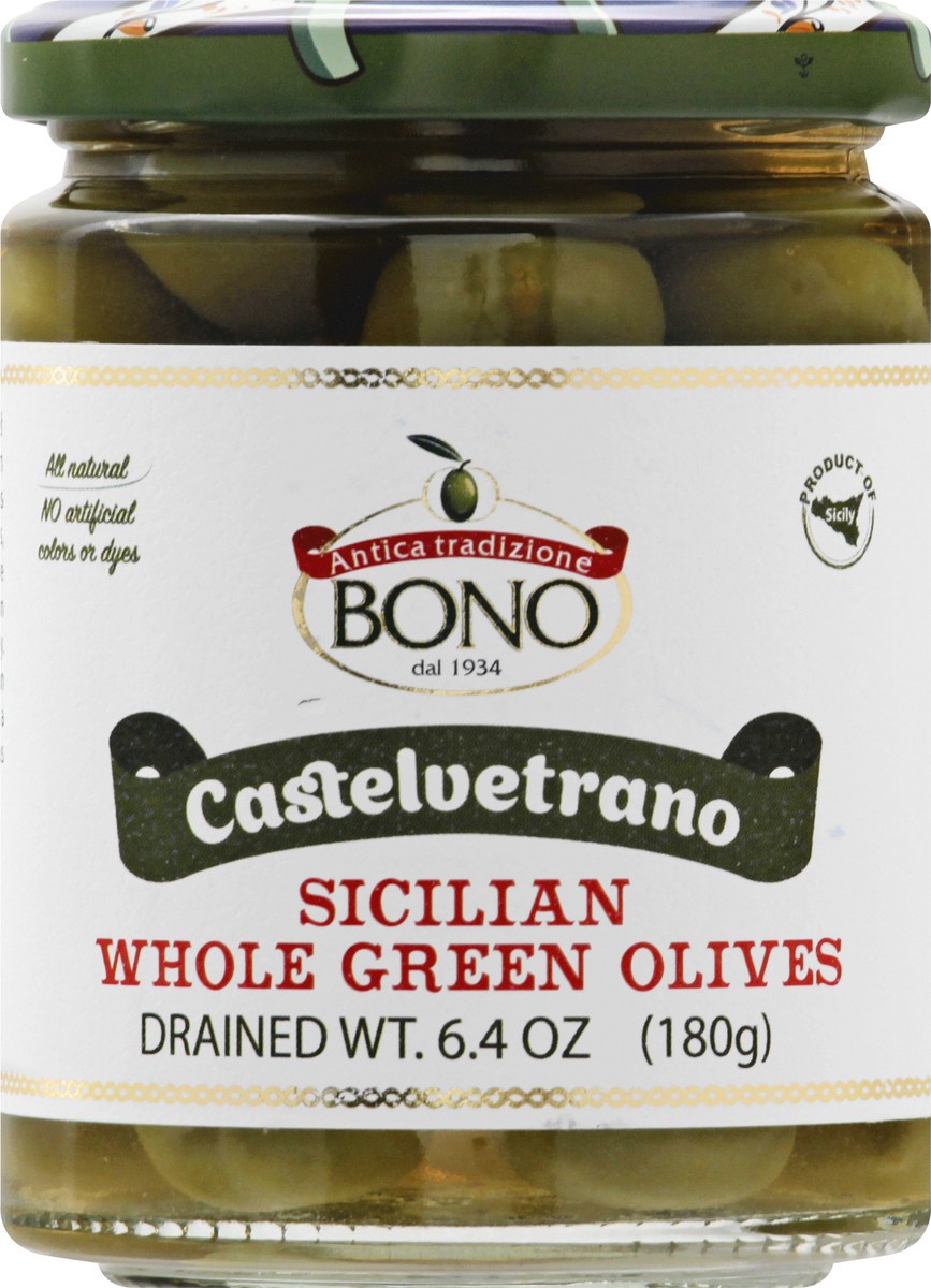 slide 9 of 11, Bono Castelvetrano Whole Green Sicilian Sicilian Olives 6.4 oz, 6.4 oz