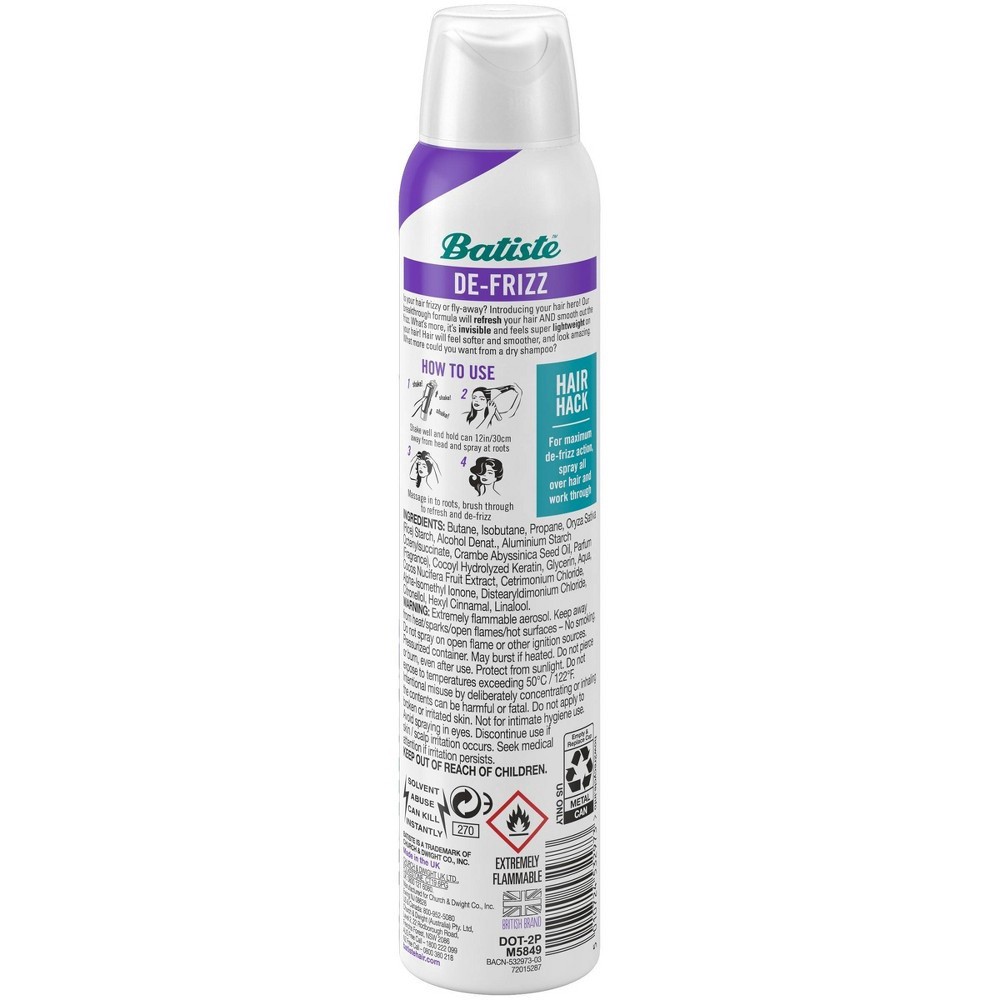 slide 2 of 2, Batiste De-Frizzing Dry Shampoo, 6.73 oz