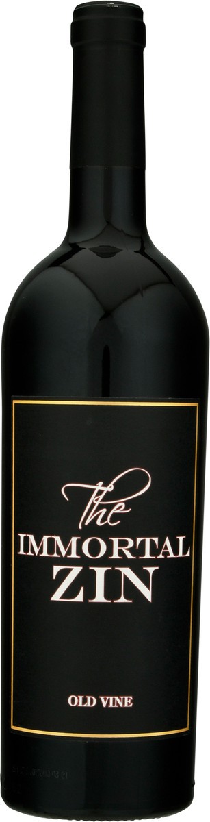 slide 6 of 9, The Immortal Zin Old Vine Zinfandel 750 ml, 750 ml