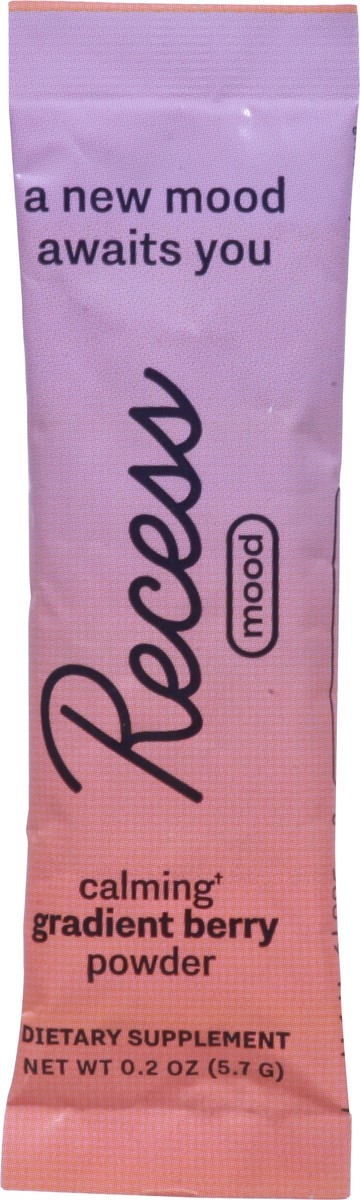 slide 7 of 10, Recess Mood Gradient Berry Calming Magnesium Superblend Powder Single Packet, 1 ct