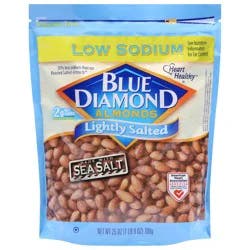Blue Diamond Almonds Lightly Salted Low Sodium - 25 oz