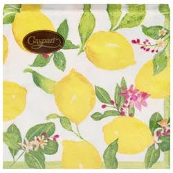 Caspari Triple-Ply Limoncello Napkins - 20 ct