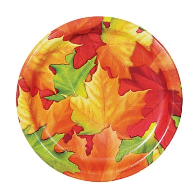 slide 1 of 1, Creative Converting Lunch Plate Fall Breeze, 1 ct