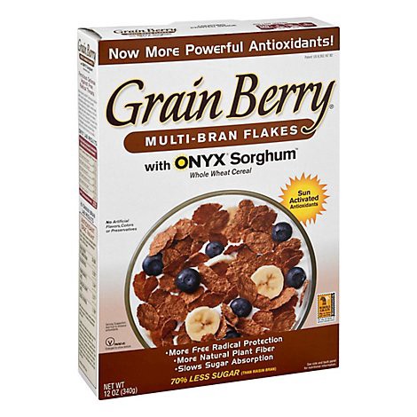 slide 1 of 1, Grain Berry Cereal Multi Bran Flakes - 12 Oz, 12 oz