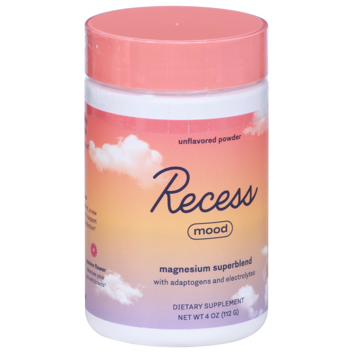 slide 8 of 9, Recess Mood Unflavored Calming Magnesium Superblend Powder, 1 ct