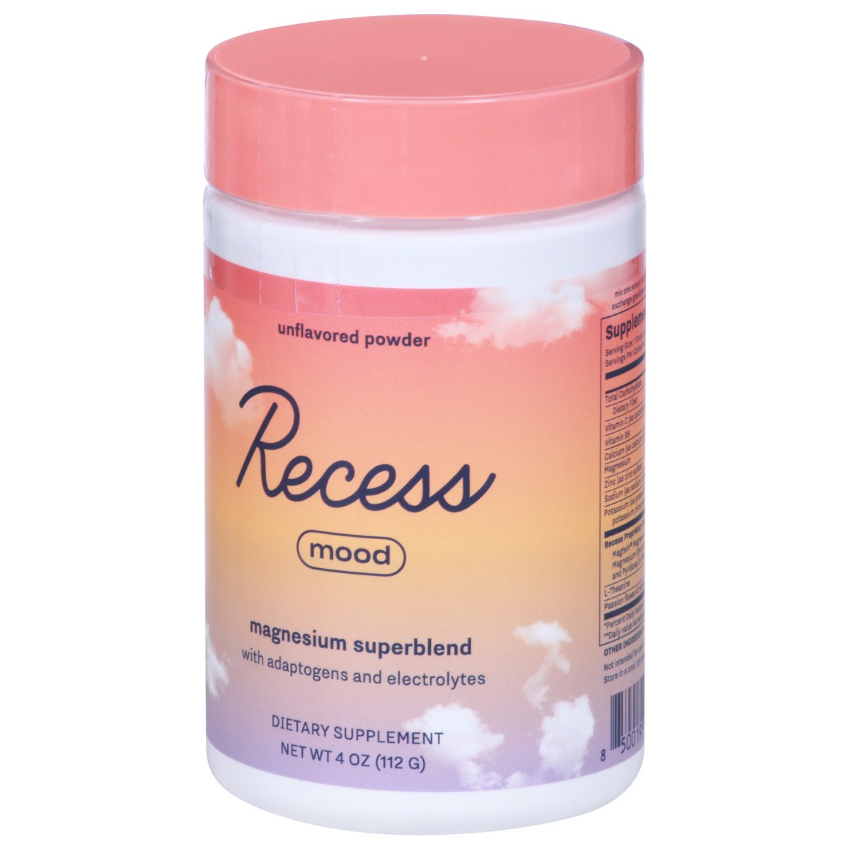 slide 2 of 9, Recess Mood Unflavored Calming Magnesium Superblend Powder, 1 ct