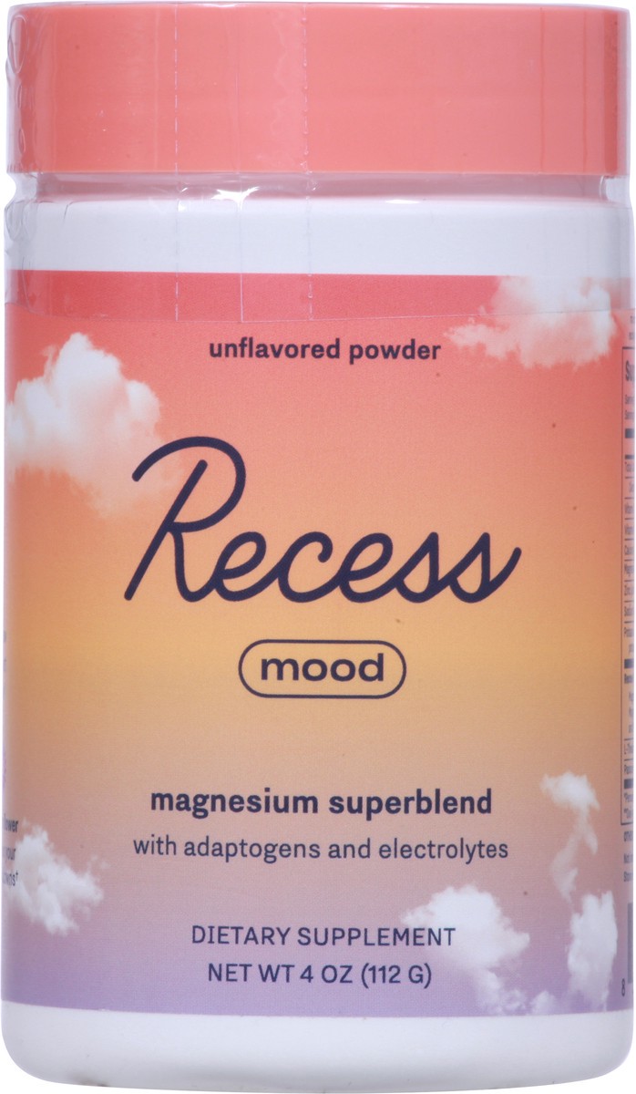 slide 5 of 9, Recess Mood Unflavored Calming Magnesium Superblend Powder, 1 ct