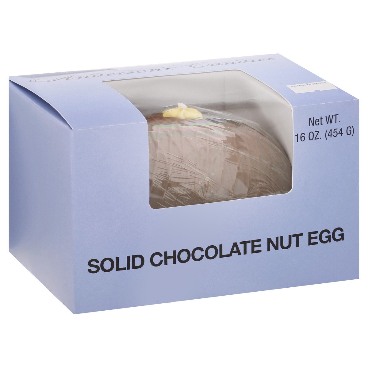 slide 5 of 9, Anderson's Candies Solid Chocolate Nut Egg 16 oz, 16 oz