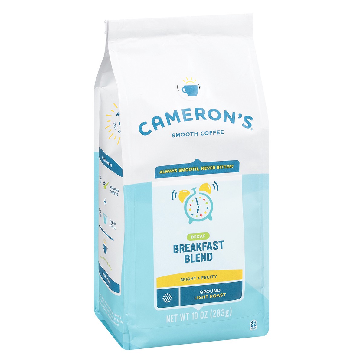 slide 2 of 8, Cameron's Ground Light Roast Decaf Breakfast Blend Coffee 10 oz, 10 oz