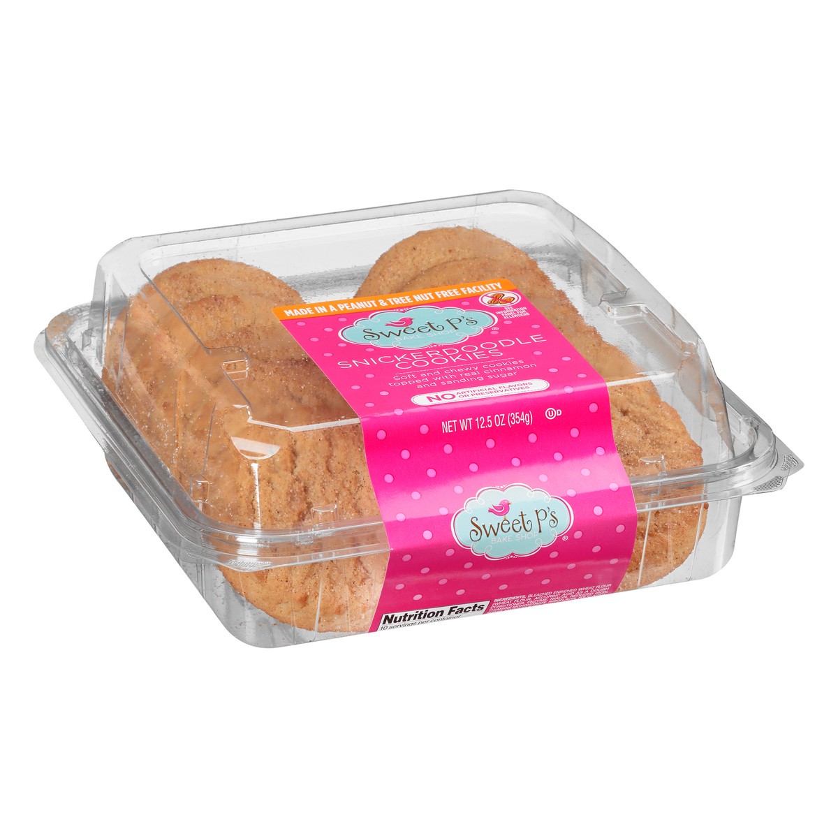 slide 4 of 9, Sweet P's Bake Shop Snickerdoodle Cookies 12.5 oz, 12.5 oz