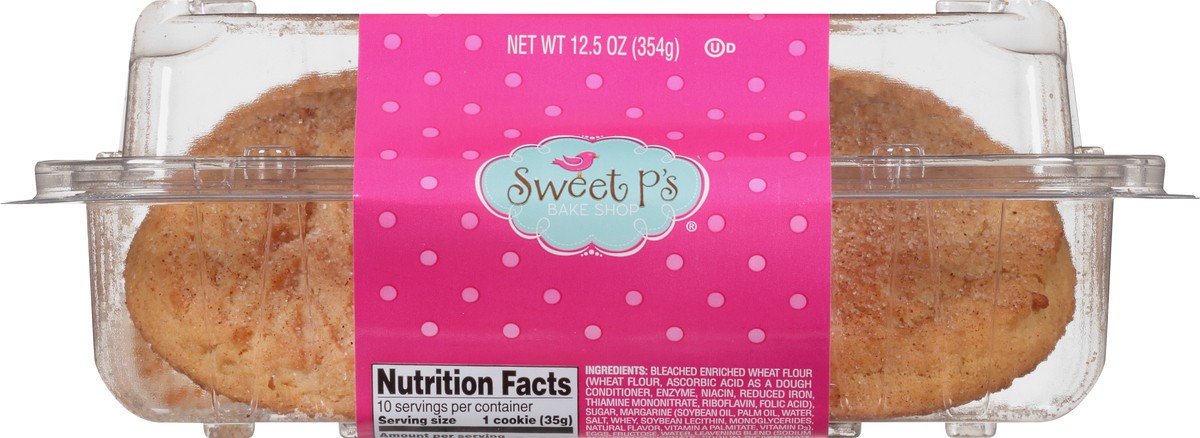 slide 9 of 9, Sweet P's Bake Shop Snickerdoodle Cookies 12.5 oz, 12.5 oz
