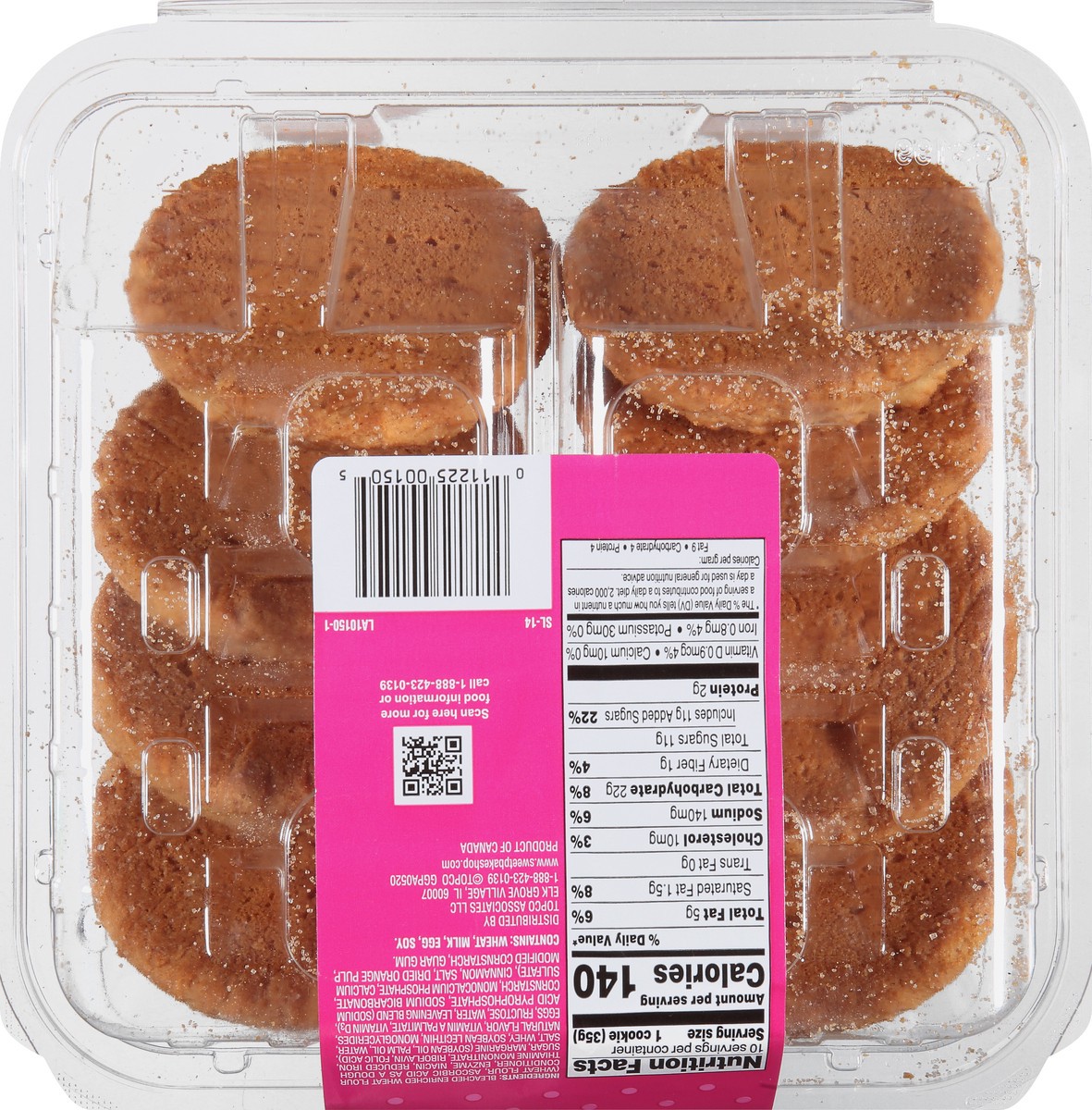 slide 6 of 9, Sweet P's Bake Shop Snickerdoodle Cookies 12.5 oz, 12.5 oz