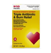slide 1 of 1, Cvs Health Maximum Strength Triple Antibiotic Plus Burn Relief, 1 Oz, 1 ct