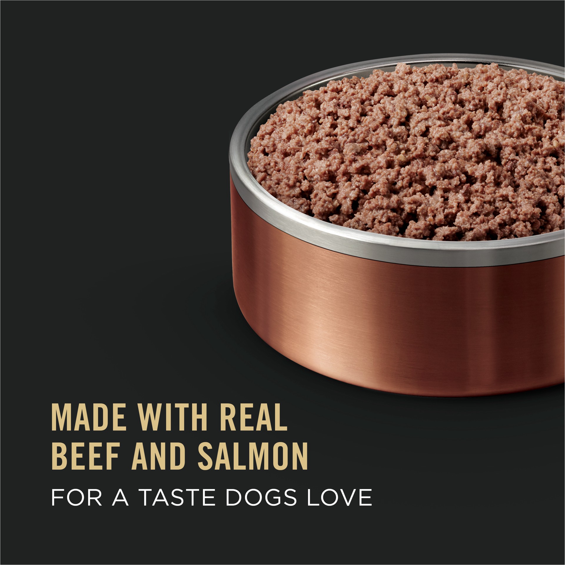 slide 6 of 8, Purina Pro Plan Dog Food Grain Free, Classic Beef and Salmon Entrée, 13 oz