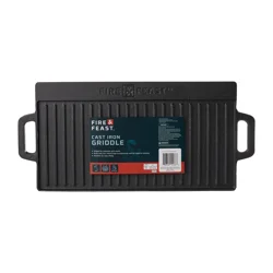 FIRE & FEAST Fire& Feast Cast Iron Grill Ribbed