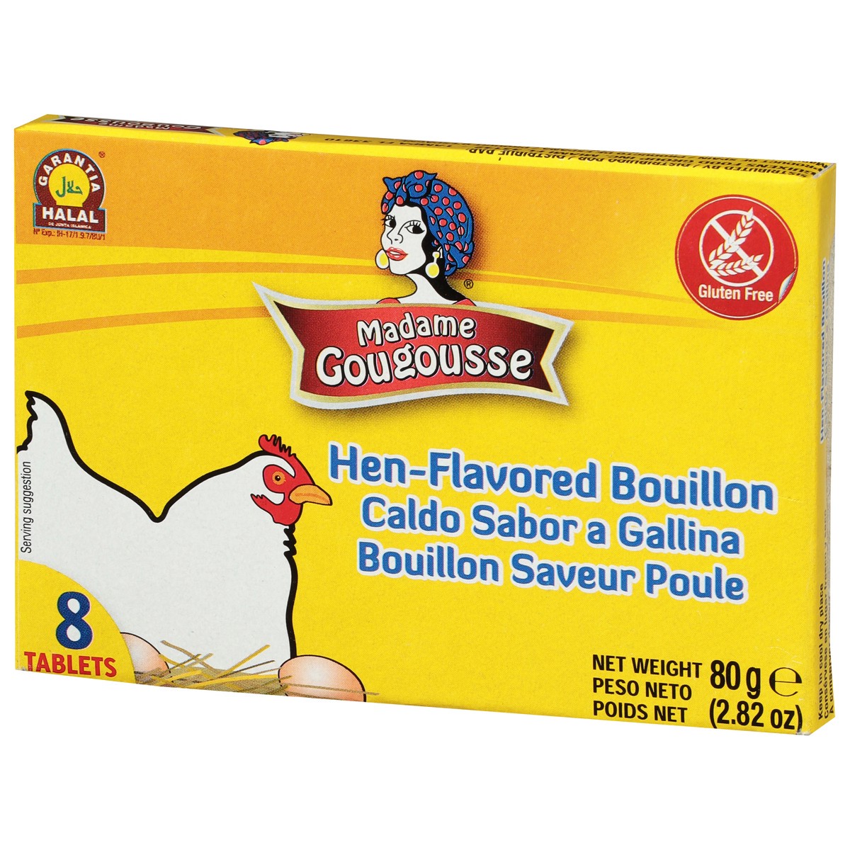 slide 2 of 4, Madame Gougousse Hen Bouillon/Cubito De Gallina, 2.81 oz