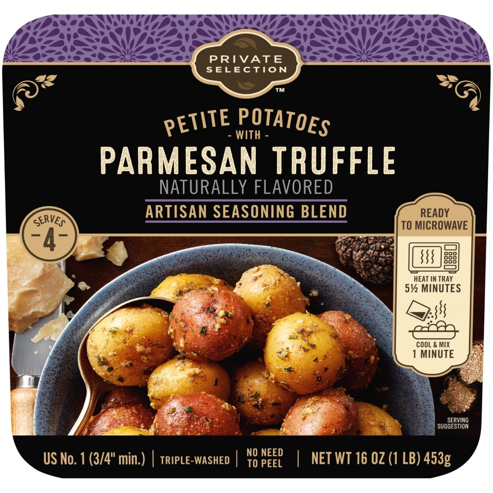 slide 1 of 1, Private Selection Petite Potatoes With Parmesan Truffle Artisan Seasoning Blend, 16 oz