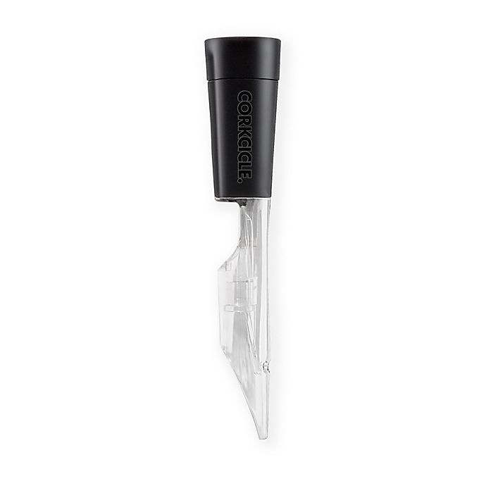 slide 1 of 1, Corkcicle Wine Aerator - Black, 1 ct