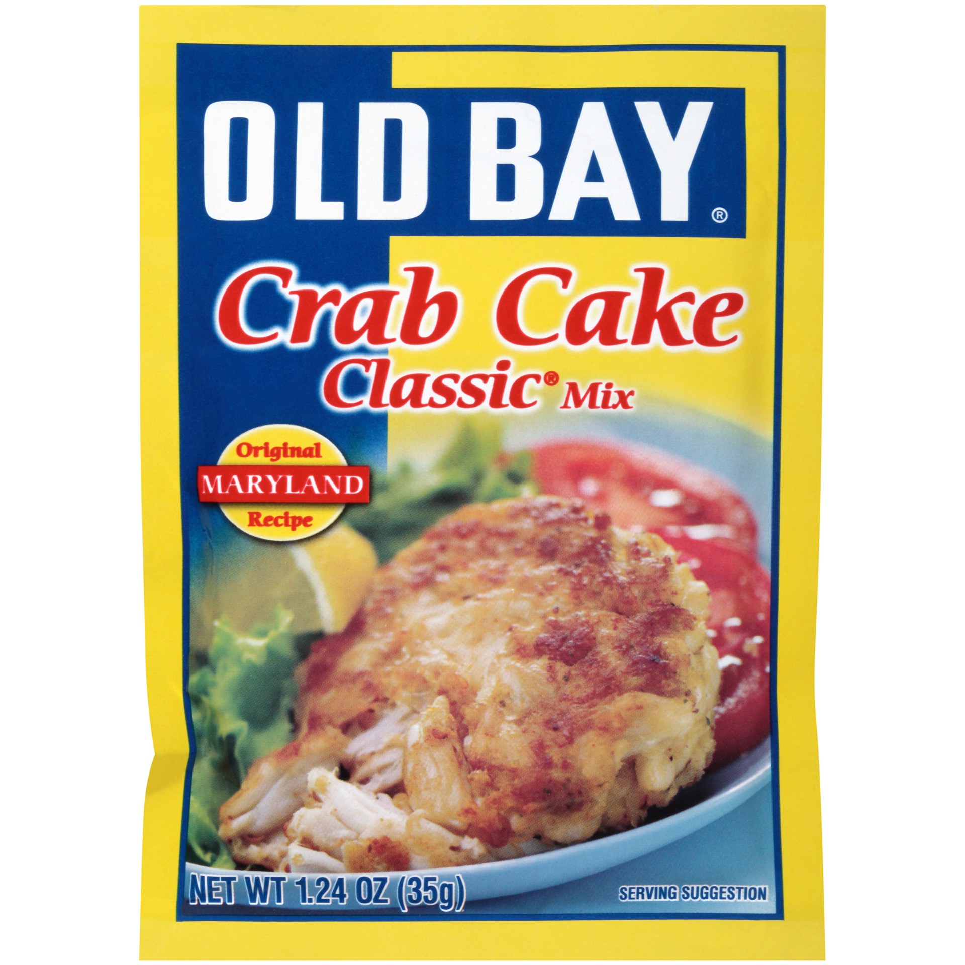 slide 1 of 5, Old Bay Classic Crab Cake Seasoning Mix, 1.24 oz, 1.24 oz