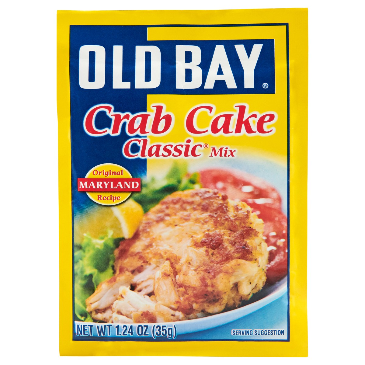 slide 1 of 5, OLD BAY Classic Crab Cake Seasoning Mix, 1.24 oz, 1.24 oz