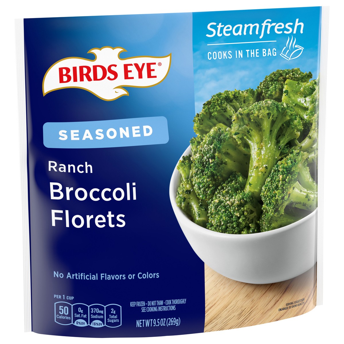 slide 5 of 11, Birds Eye Seasoned Ranch Broccoli Florets 9.5 oz, 9.5 oz