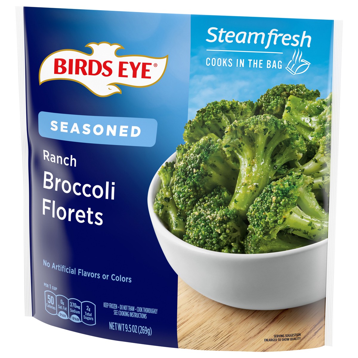 slide 7 of 11, Birds Eye Seasoned Ranch Broccoli Florets 9.5 oz, 9.5 oz