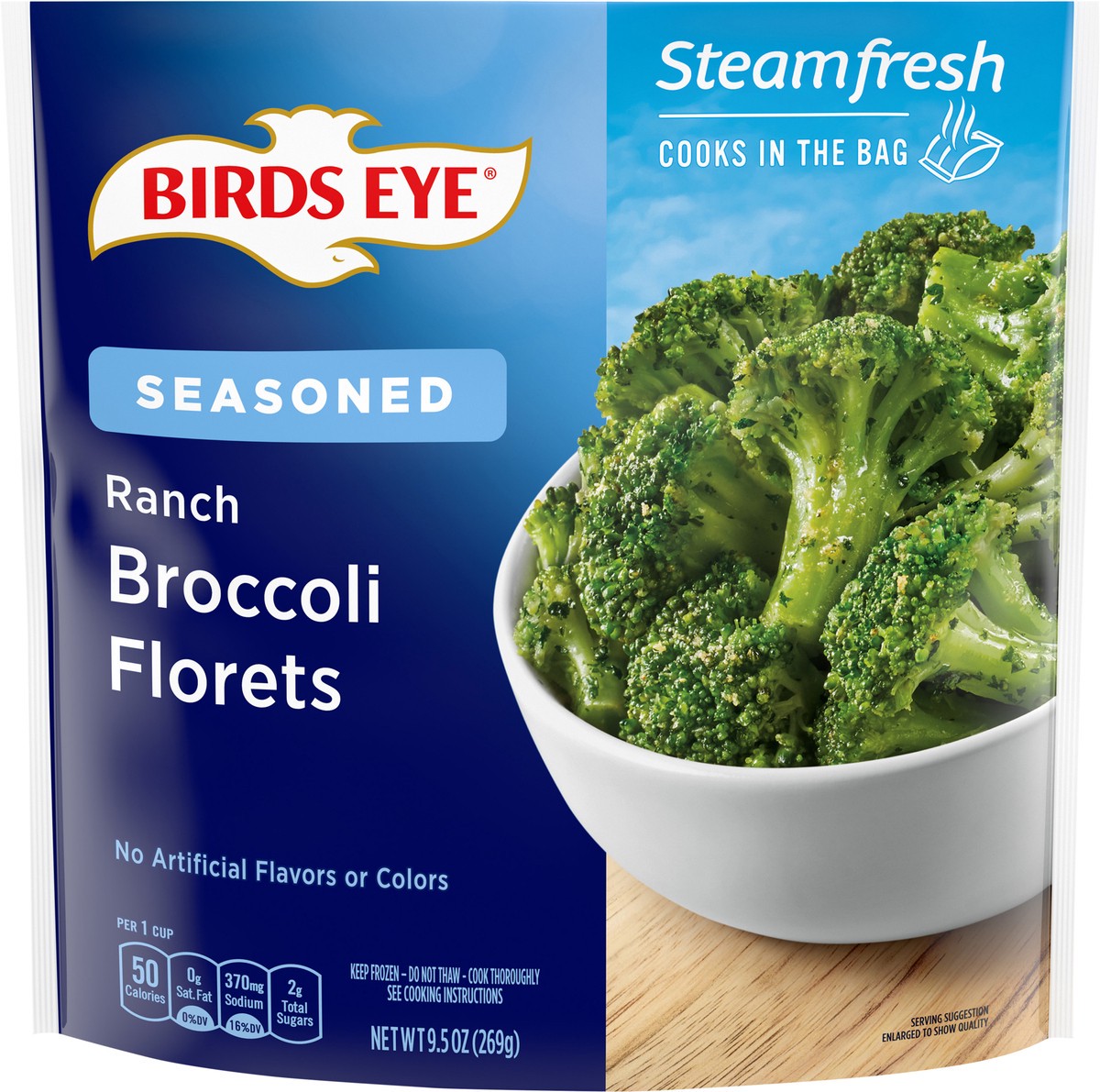 slide 2 of 11, Birds Eye Seasoned Ranch Broccoli Florets 9.5 oz, 9.5 oz