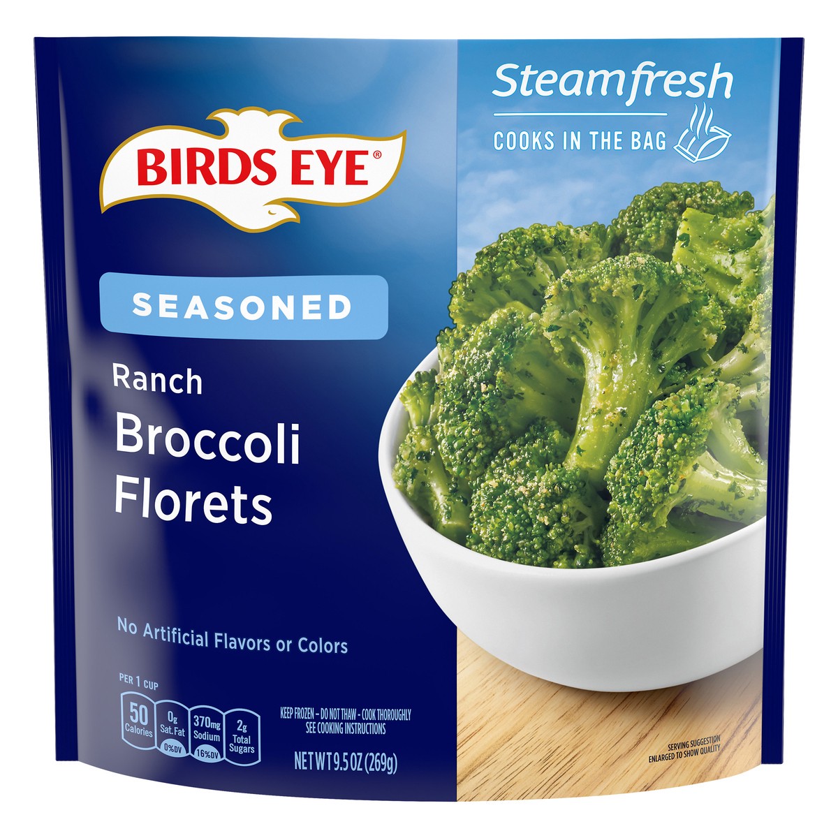 slide 1 of 1, Birds Eye Steamfresh Flavor Full Ranch Broccoli, 9.5 oz