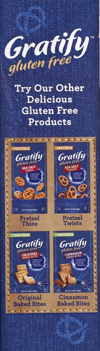 slide 3 of 4, Gratify Sea Salt Pretzel Crackers, 4.5 oz