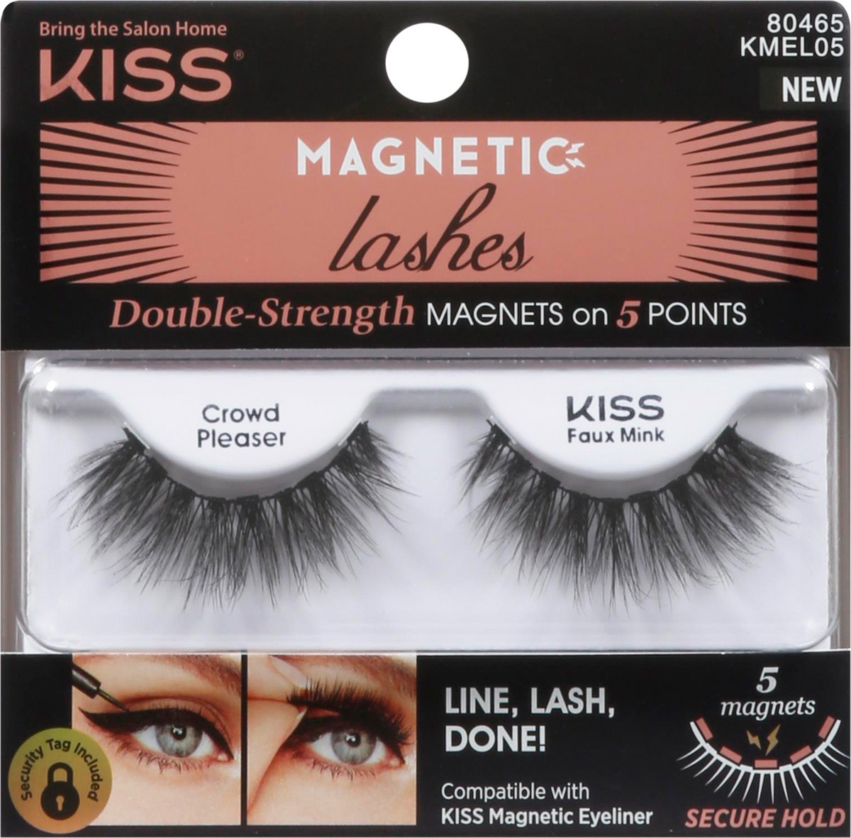 slide 1 of 5, Kiss Double Strength Magnetic Lashes 1 ea, 1 ct