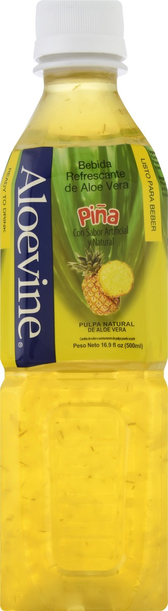 slide 9 of 9, Aloevine Refreshing Pineapple Aloe Vera Drink 16.9 fl oz, 16.9 fl oz