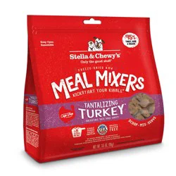 Stella & Chewy's Freeze-Dried Raw Tantalizing Turkey Meal Mixer High Protein Dry Dog Food Topper, 3.5 oz
