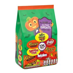 Hershey's Reese's, KitKat, Twizzlers, Sour Patch, Sweedish Fish Halloween Candy Variety Pack
