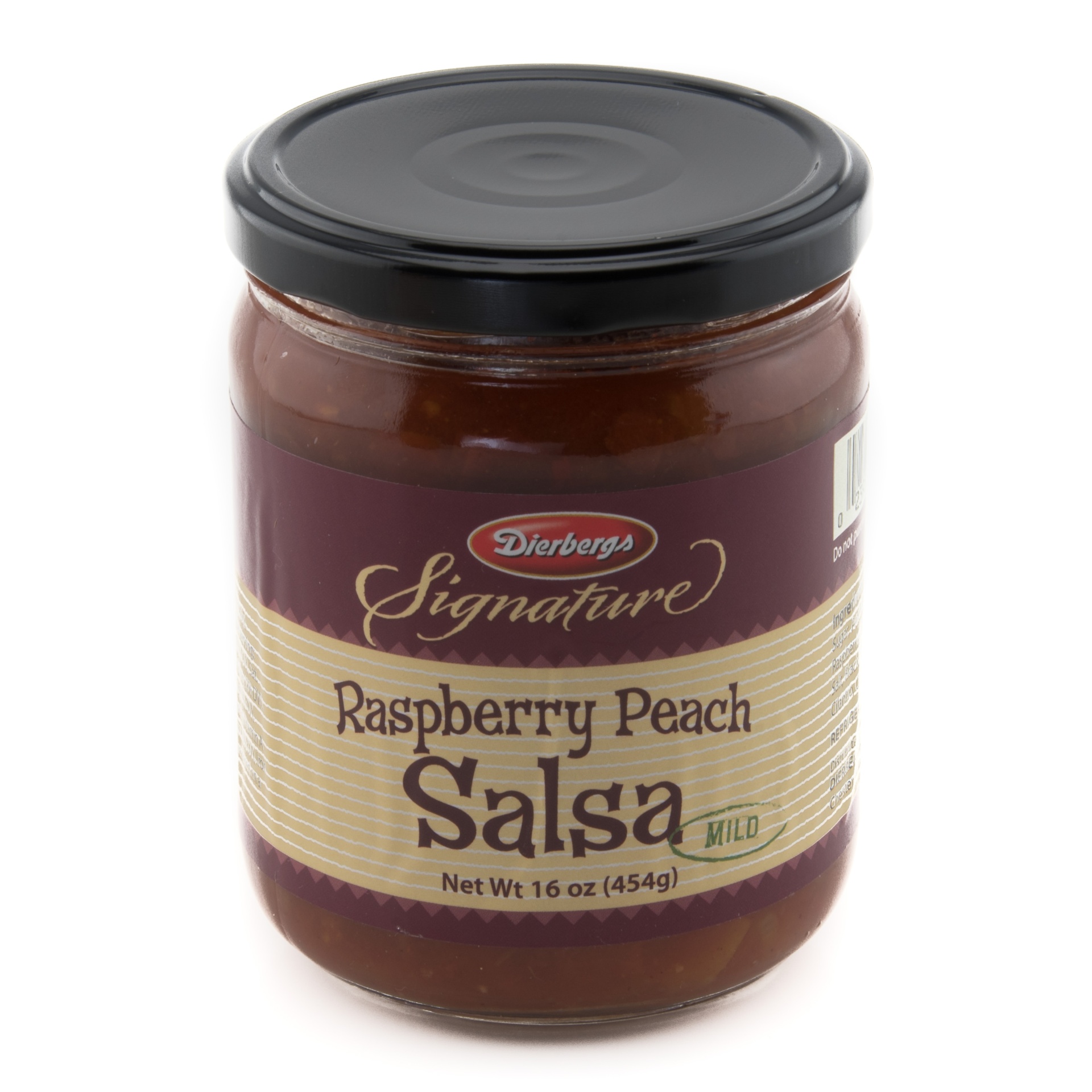 slide 1 of 1, Dierbergs Raspberry Peach Salsa, 16 oz