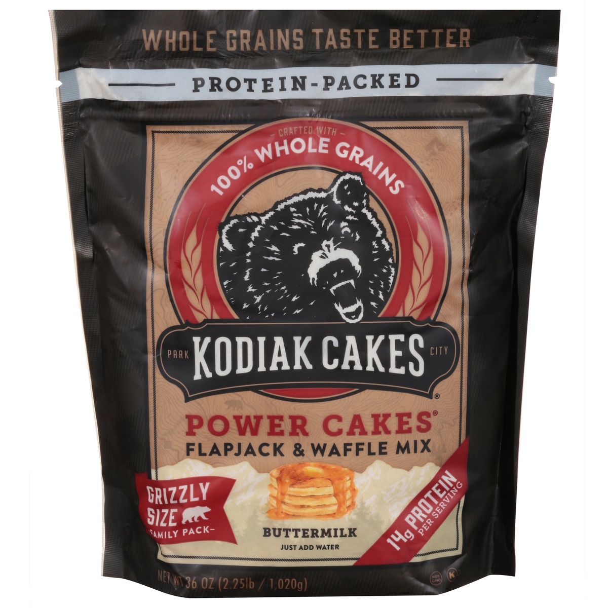 Kodiak Cakes Power Cakes Buttermilk Flapjack & Waffle Mix Family Pack