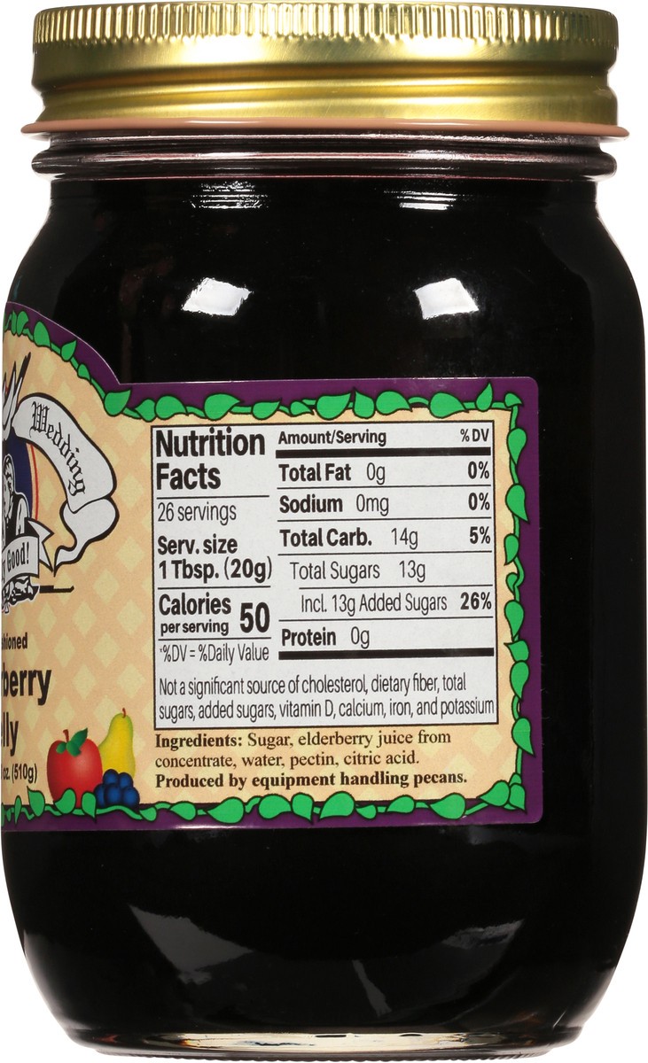 slide 2 of 9, Amish Wedding Old Fashioned Elderberry Jelly 18 oz, 18 oz