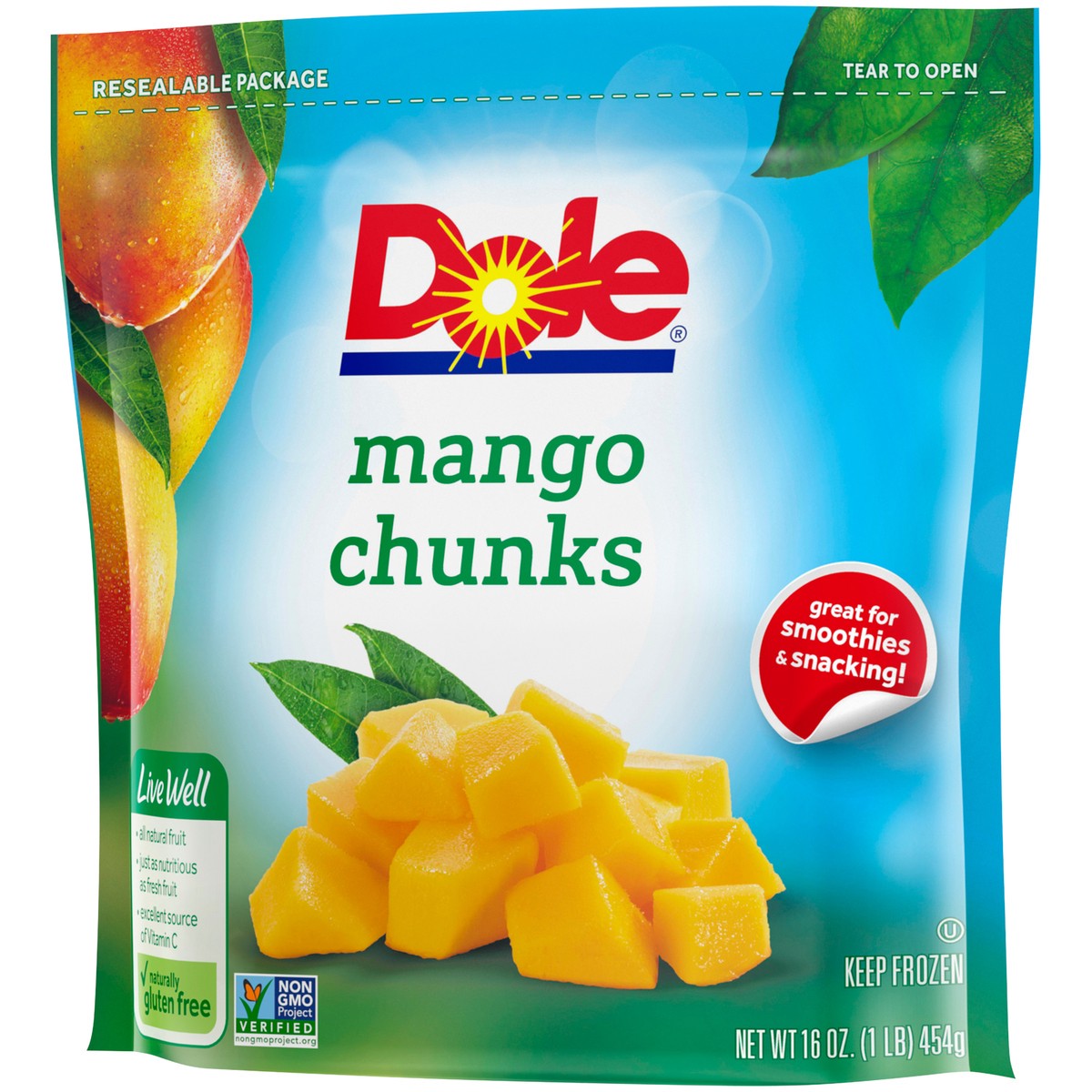 slide 3 of 9, Dole Mango Chunks, 16 oz