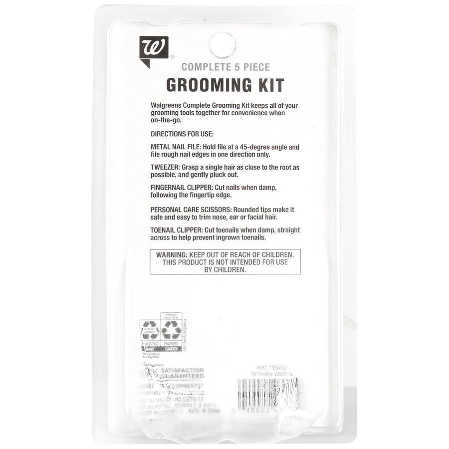 slide 2 of 3, Walgreens Complete 5 Piece Grooming Kit, 5 ct