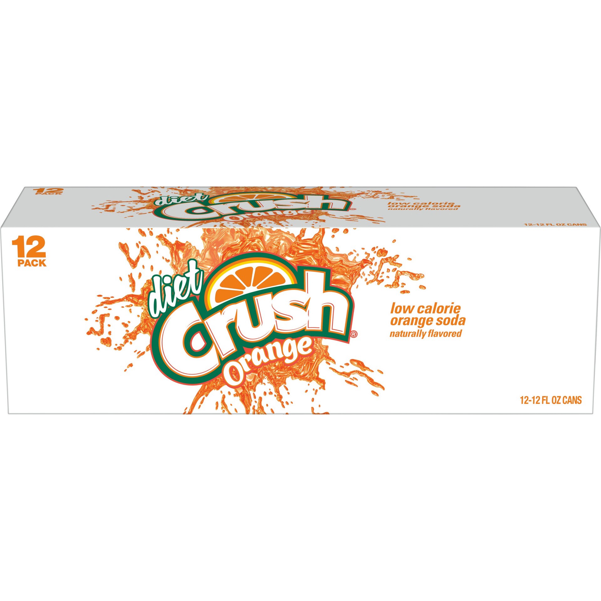 slide 1 of 7, Crush Orange Soda Zero Sugar - 144 fl oz, 144 fl oz