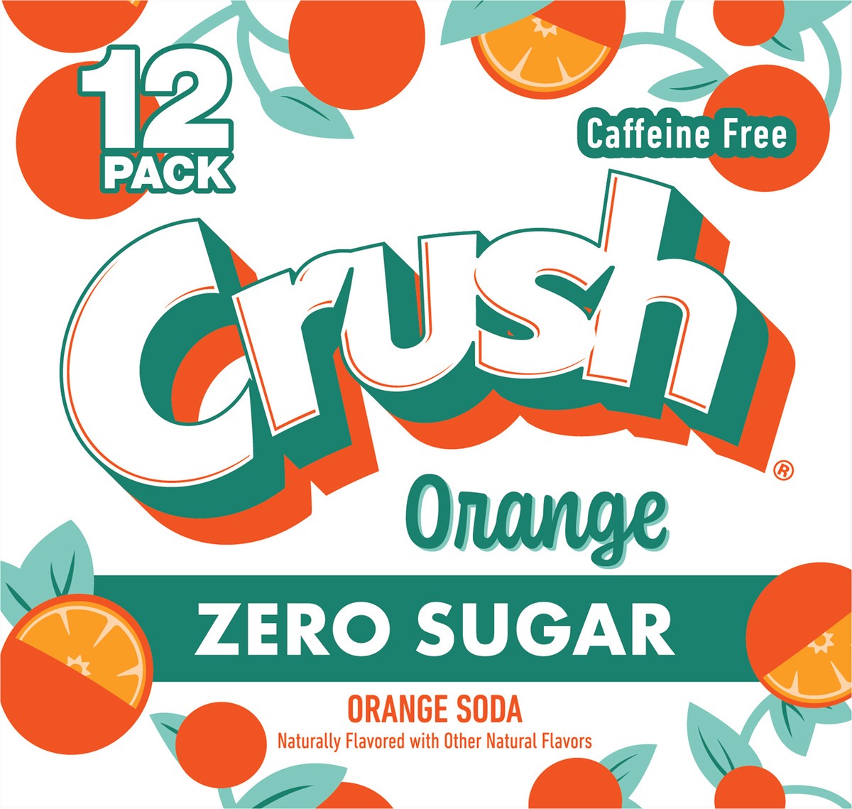 slide 3 of 7, Crush Orange Soda Zero Sugar - 144 fl oz, 144 fl oz