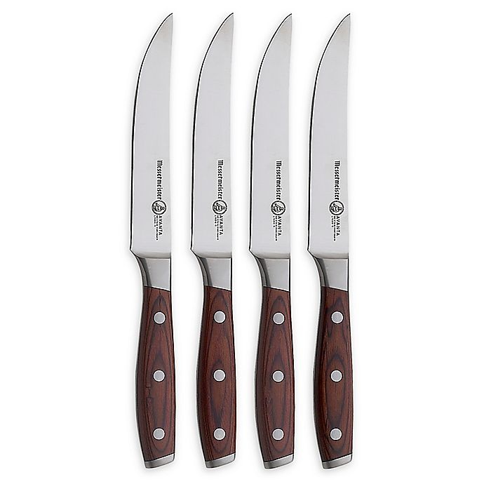 slide 1 of 1, Messermeister Avanta Steak Knife Set, 4 ct