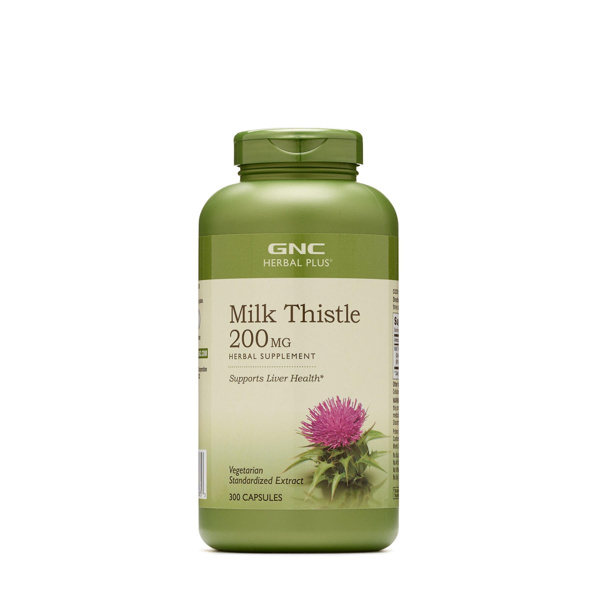 slide 1 of 1, GNC Herbal Plus Milk Thistle 200 MG, 300 ct