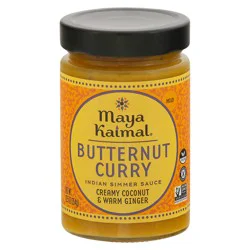 Maya Kaimal Mild Butternut Curry Indian Simmer Sauce - 12.5 oz
