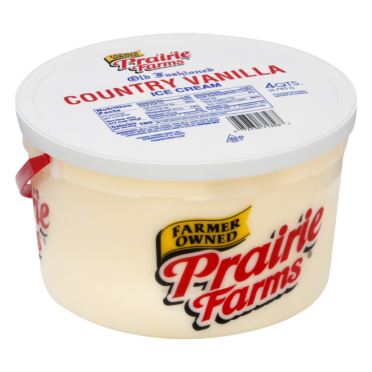 slide 2 of 12, Prairie Farms Old Fashioned Country Vanilla Ice Cream 4 qt, 4 qt